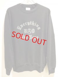 ENGLATAILOR by GB × uniform experiment (Everything BAD The Boys-SWEATSHIRT) BLACK