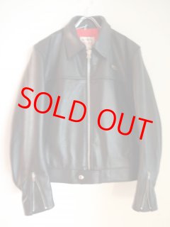 Lewis Leathers (#385 Countryman) BLACK LEATHER - TRAMPS Lewis Leathers (#385 Countryman) BLACK LEATHER - TRAMPS