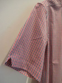 他の写真3: ENGLATAILOR by GB (Half Sleeve B.D. Shirt) Red Check