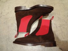 他の写真1: Gauntlets別注 ”Tricker's” Sidegore Boots(Elastic Boots) Brown Suede×Red