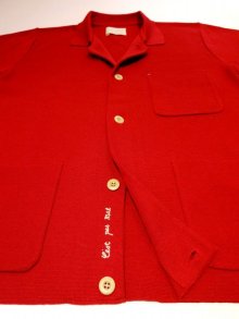 他の写真2: Porter Classic (P.C HAND WORK SILKCOTTON CARDIGAN) RED