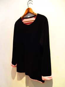 他の写真3: Porter Classic (P.C HAND WORK LONG T-SHIRT) Color：Pink(×Black)