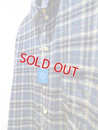 Porter Classic (P.C HAND WORK FLANNEL SHIRT) Color：Blue(Check)