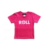 ROLL (FLOWER ROLL KIDS T-SHIRT) Color：Tropical Pink