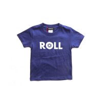 ROLL (WHEEL ROLL KIDS T-SHIRT) Color：Night Blue