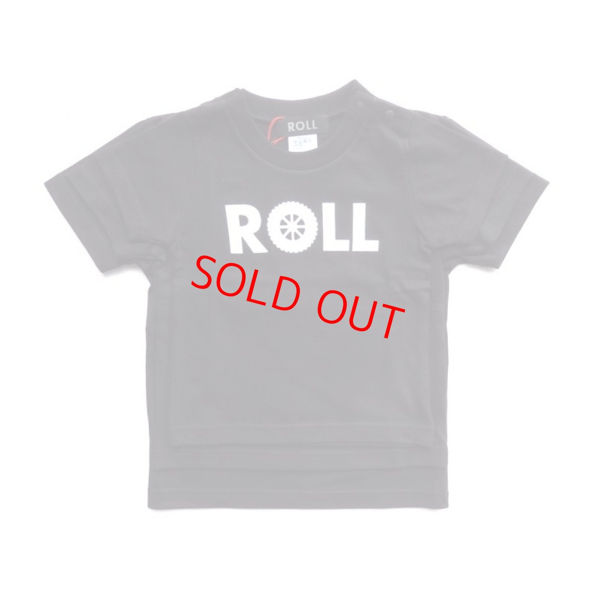 ROLL (WHEEL ROLL KIDS T-SHIRT) Color：Black - TRAMPS/トランプス