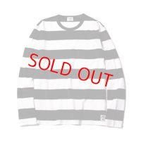 ROLL (WIDE BORDER LONG SLEEVE T-SHIRT) Color：White×Black