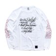 画像1: M&M × DELIGHT × FUSTY WORKS "PRINT L/S T-SHIRT" Color：White (1)