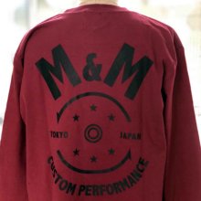 他の写真3: M&M "PRINT L/S T-SHIRT" Color：Burgandy