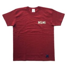 他の写真1: M&M "PRINT S/S T-SHIRT" Color：Burgundy