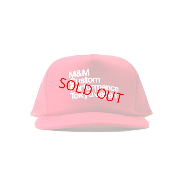 画像1: M&M "PRINT MESH CAP" Color：Red