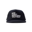 画像1: M&M "PRINT MESH CAP" Color：Black (1)