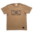 画像1: M&M "PRINT S/S T-SHIRT" Color：Dark Camel (1)