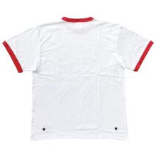 他の写真1: M&M "PRINT RINGER S/S T-SHIRT" Color：White×Red