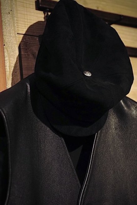 ポータークラシック LEATHER SUEDE CASQUETTE キャスケット ポータークラシック LEATHER SUEDE CASQUETTE キャスケット