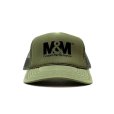 画像1: M&M "PRINT MESH CAP" Color：Olive (1)