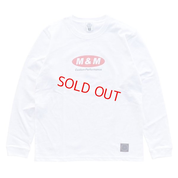 画像1: M&M "PRINT L/S T-SHIRT" Color：White