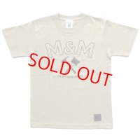 M&M "PRINT S/S T-SHIRT" Color：Sand Khaki