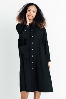 他の写真2: Porter Classic "VINTAGE COTTON SHIRT DRESS" Color：Black