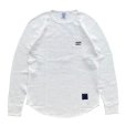 画像1: M&M "WAFFLE L/S T-SHIRT" Color：Off White (1)