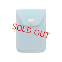 GROK LEATHER "LUCKY 7 CARD CASE" Color：Turquoise Blue