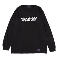 M&M × MASSES "P-2 FL (T-SHIRTS L/S)" Color：Black