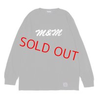 M&M × MASSES "P-2 FL (T-SHIRTS L/S)" Color：Black