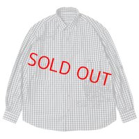 Porter Classic "ROLL UP GINGHAM CHECK SHIRT "BEAT LOVE" LIMITED CUSTOM" Color：Black