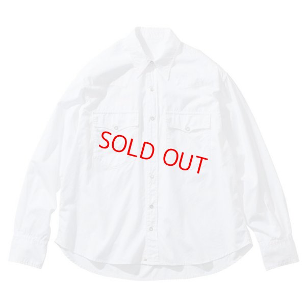 画像1: Porter Classic "OLD WEST SHIRT" Color：White