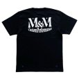 画像1: M&M "PRINT S/S T-SHIRT" Color：Black (1)
