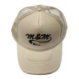 画像3: M&M "PRINT MESH CAP" Color：Khaki (3)