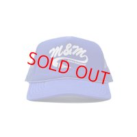 M&M "PRINT MESH CAP" Color：Royal Blue