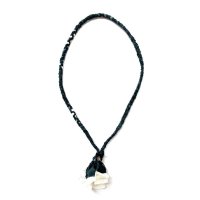 Porter Classic "HAND WORK SILK NECKLACE (LIMITED EDITION)" Color：Black