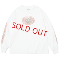 MASSES "T-SHIRT L/S FLAME 3" Color：White