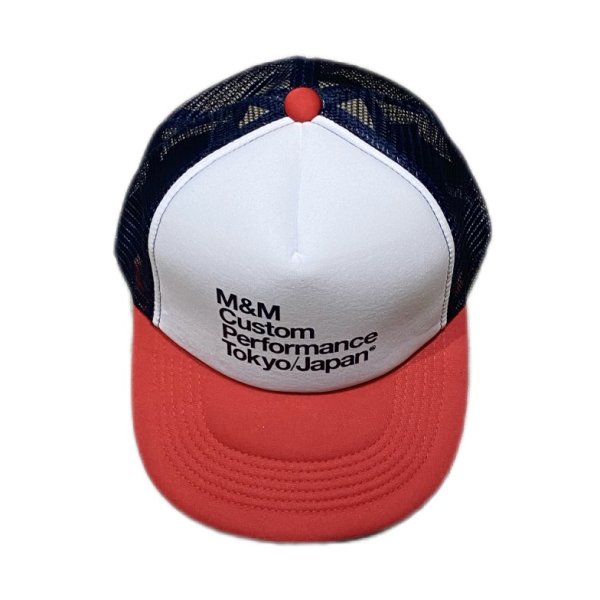 画像3: SALE 30%OFF：M&M "PRINT MESH CAP" Color：Red×White×Navy