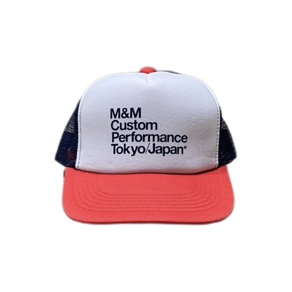 画像1: SALE 30%OFF：M&M "PRINT MESH CAP" Color：Red×White×Navy
