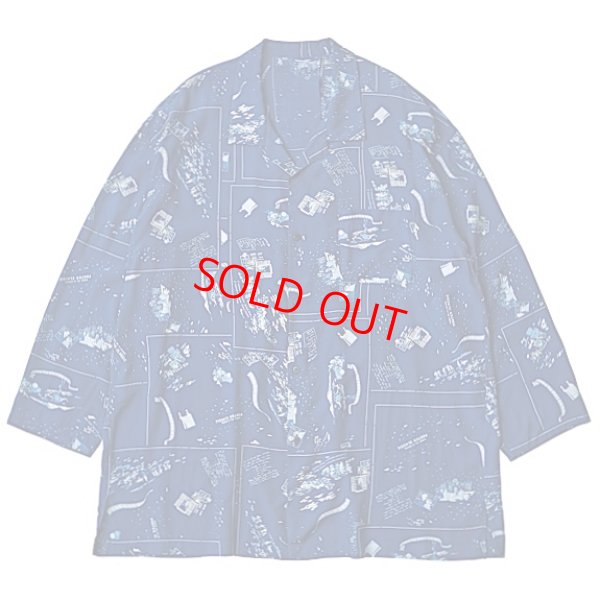 画像1: Porter Classic "ALOHA LONG SHIRT FRENCH FILM" Color：Navy