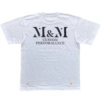 M&M "PRINT S/S T-SHIRT" Color：White