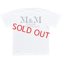 M&M "PRINT S/S T-SHIRT" Color：White