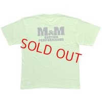 M&M "PRINT S/S T-SHIRT" Color：Lime Green