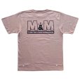 画像1: M&M "PRINT S/S T-SHIRT" Color：Smoky Pink (1)