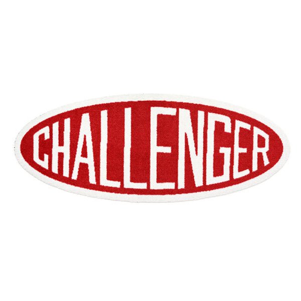 画像1: CHALLENGER "OVAL LOGO MAT" Color：Red