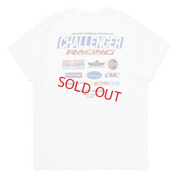 画像1: CHALLENGER "CMC RACING LOGO TEE" Color：White