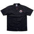 画像1: M&M "T/C OPEN COLLAR SHIRT" Color：Black (1)