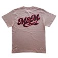 画像1: M&M "PRINT S/S T-SHIRT" Color：Smoky Pink (1)