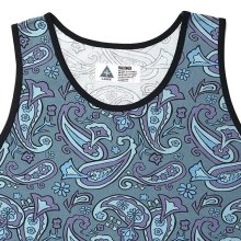 他の写真1: CHALLENGER "PAISLEY TANKTOP" Color：Blue Gray×Purple