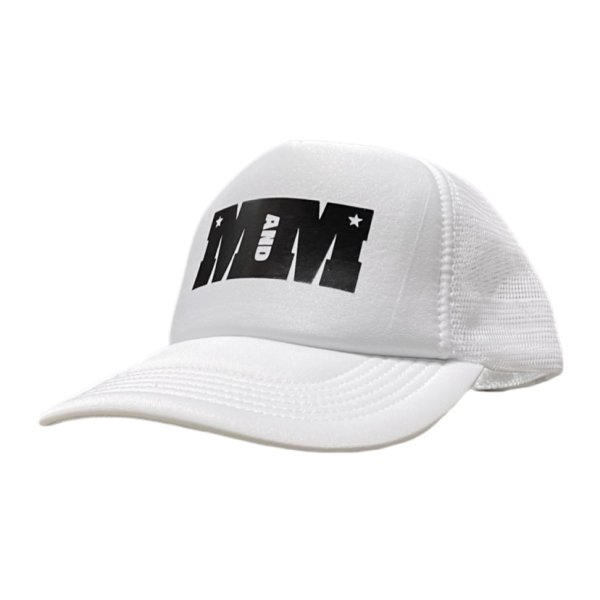 画像1: M&M "PRINT MESH CAP" Color：White