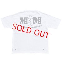 M&M "PRINT BIG SILHOUETTE S/S T-SHIRT" Color：White