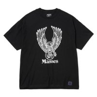 M&M × MASSES "T-SHIRT FLYING EAGLE M" Color：Black