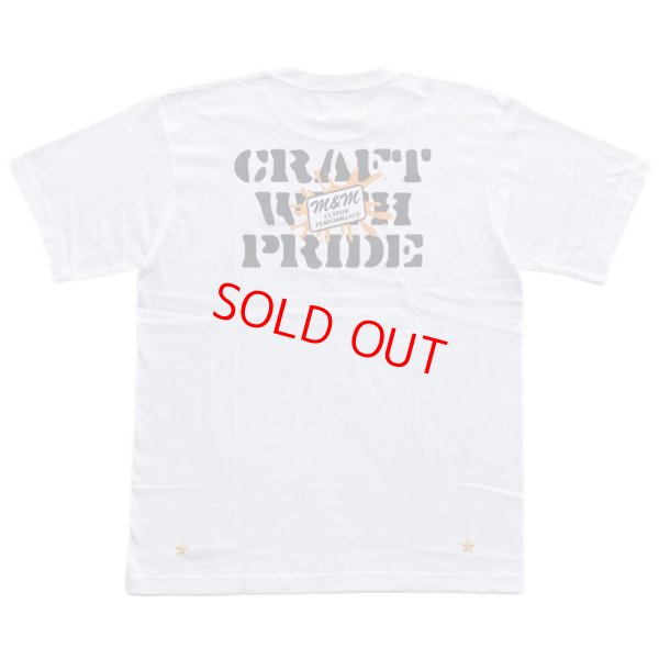 画像1: M&M "PRINT S/S T-SHIRT" Color：White